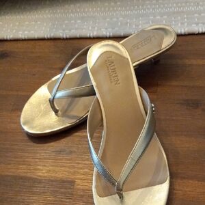 Ralph Lauren Gold Women's Sandals